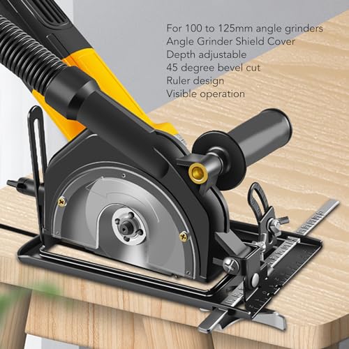 Adjustable Angle Grinder Cover, Well Designed, Versatile Compatibility, Easy Installation for 100 to 125mm Angle Mill (Set 1) - color: Set 1