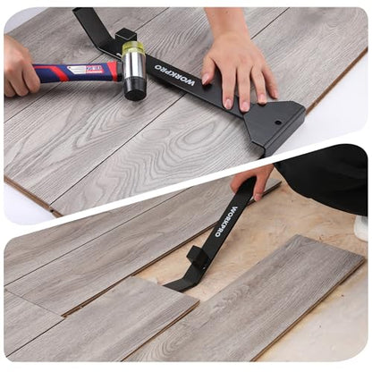 WORKPRO 17'' Heavy Duty Pull and Pry Bar, Flooring Installation Tool