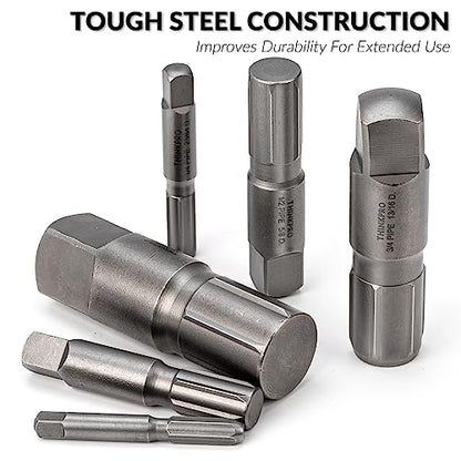 6-Piece Pipe Extractor Set - color: 6-piece Pipe Extractor Set