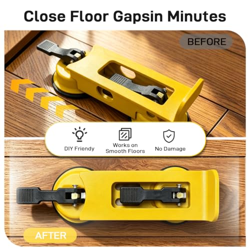 Floor Gap Fixer Tool, Heavy Duty Suction Cup Tool, Laminate Flooring Tools