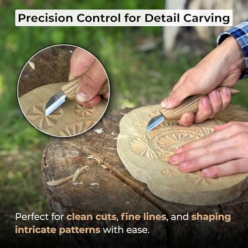 Sharky Detail Chip Carving Knife 1.2 In Blade 4.92 In