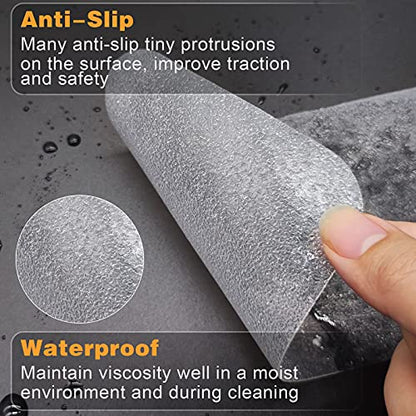 Anti Slip Tape, Waterproof Self Adhesive Transparent 2"x32.8Ft Grip Tape - color: Transparent, size: 2 Inch x 32.8ft