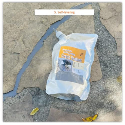 EWT Premium Concrete Crack Filler, Gray, 1 Count - color: Gray