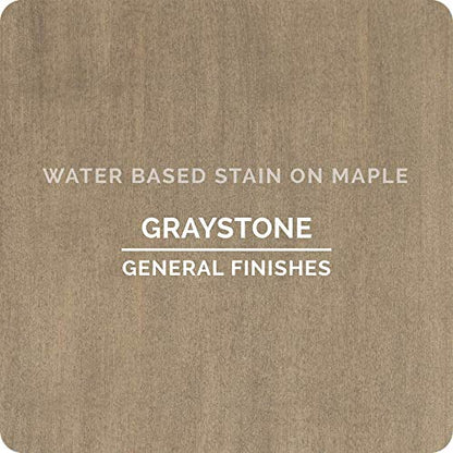 General Finishes Water Based Wood Stain, 1 Quart, Graystone - color: Graystone, size: 1 Quart