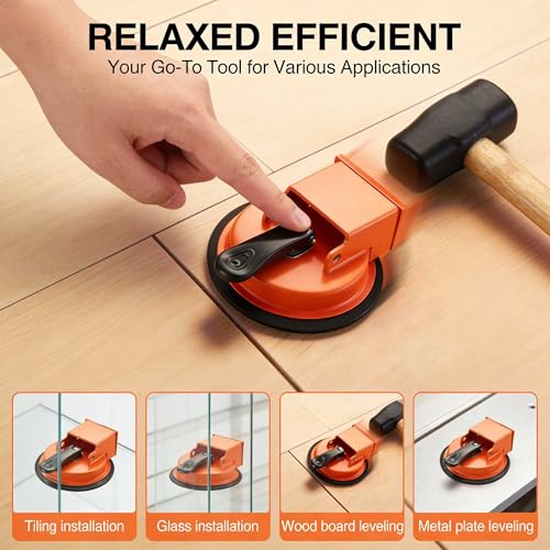 Floor Gap Fixer Tool - Suction Cup Gap Repair Tool for Vinyl Plank, Laminate & LVP Flooring