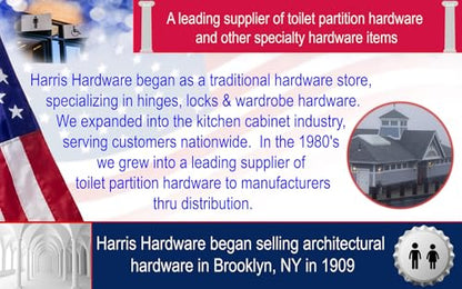 Harris Hardware 90204 Steel Torx T27 Security Fasteners for 1" Panels