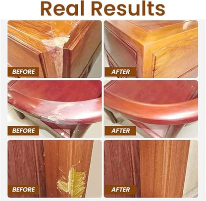 Professional Wood Floor Scratch Repair, Wood Repair Kit, Wood Furniture Repair, Restores Wood Scratch, Covers Nicks, Hides Minor Defects, Wood Furniture Repair Kit (2Set)