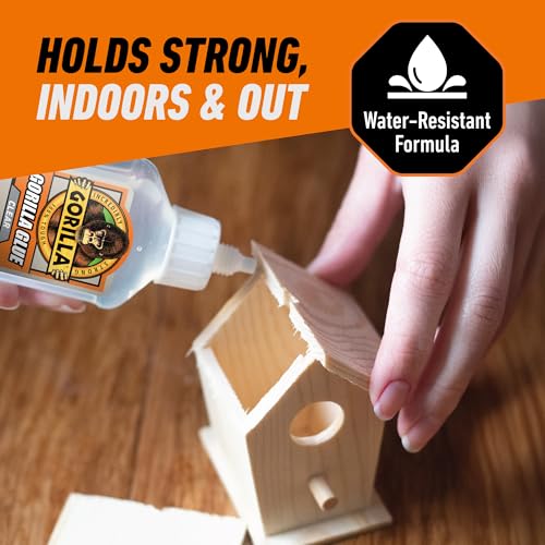 Gorilla Clear Glue, All Purpose, 1.75 oz Bottle - size: Bottle 1.75oz, style: Bottle 1 Pack