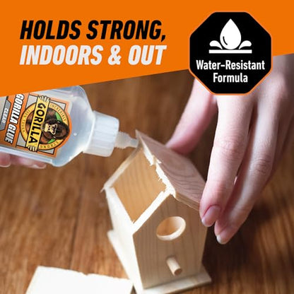 Gorilla Clear Glue, All Purpose, 1.75 oz Bottle - size: Bottle 1.75oz, style: Bottle 1 Pack
