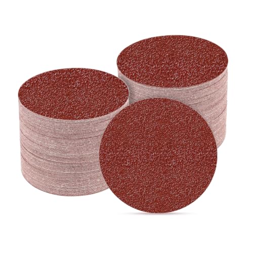 100 PCS 3 Inch Sanding Discs 80 Grit Sandpaper - style: 80 Grit