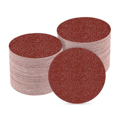 100 PCS 3 Inch Sanding Discs 80 Grit Sandpaper - style: 80 Grit