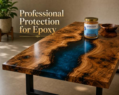 LEDICODE Advanced Polymer Wood Finish & Sealer, Plant-Based, 300ml - size: 300 ml/ 10.14 Fl Oz