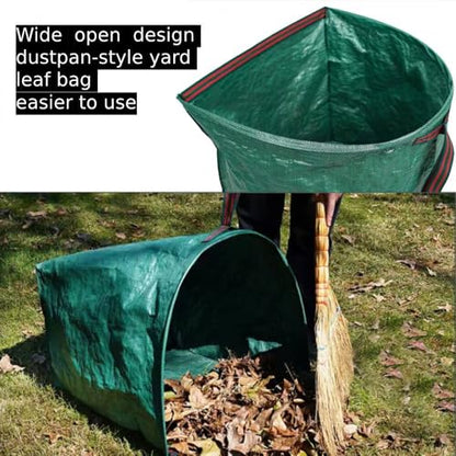RISETEX Heavy-Duty 72 Gallon Standable Collapsible Yard Waste Leaf Bags - style: 1 Pack