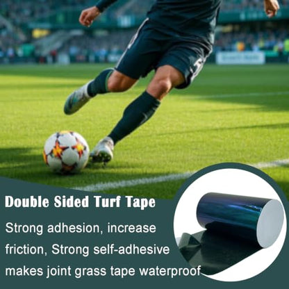 Turf Tape Double Sided Artificial Grass Tape 6" x 16.4' - size: Double-sided 6 in x 16.4 ft