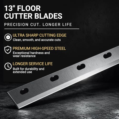 13" Laminate Flooring & Siding Replacement Blade, Compatible with Norske Tools NMAP002, 2100009, Cuts Fiber Cement Board, Engineered Wood, Vinyl Siding, Silver(Oval Hole) - color: Silver - Oval Hole