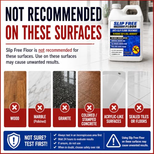 JEM MFG SlipFree Anti-Slip Floor Treatment - 32 Ounce