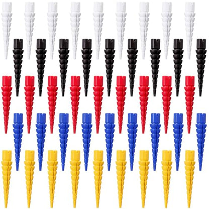 Bokon 45 Pcs Wood Anchor, Stripped Screw Hole Repair Kit,Multicolor