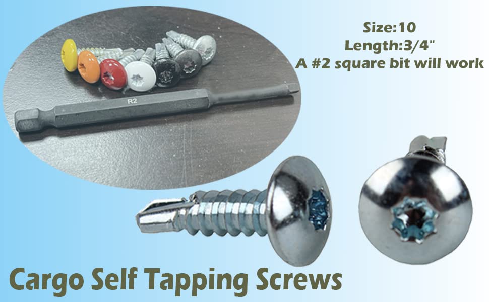 Trailer Exterior Self Tapping Screws OEM #10 x 3/4-150 Pack