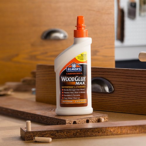 Elmer's E7310 Carpenter's Wood Glue Max Interior and Exterior 16 Ounces 16 Fl Oz