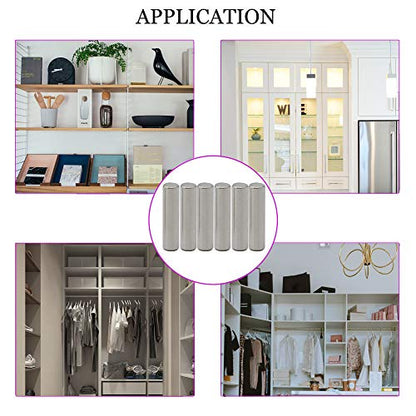 225 Pieces Dowel Pins Stainless Steel Shelf Support Pegs Pin Rod Fasten Elements Assortment Kit - Size Include M2 M3 M4