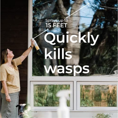 Wondercide - Wasp and Hornet Killer Aerosol Spray - 10 oz - 2 Pack