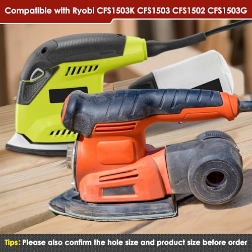 2 Pack Mouse Sander Replacement Pads Compatible with Ryobi Sander