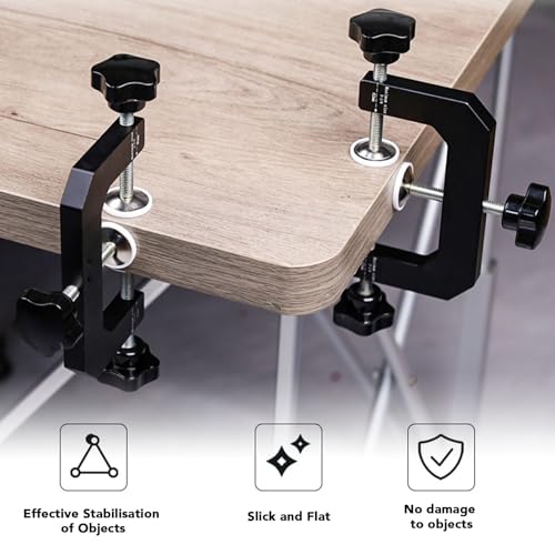 Generic 3 Way Face Clamp, Adjustable Cabinet Clamp, Black, Angle Clamps