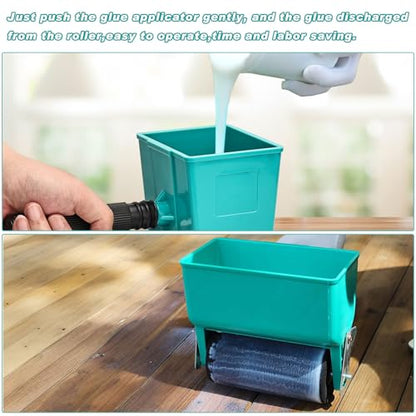 Portable Glue Applicator Roller Woodworking Glue Spreader Adjustable Applicator for Work Wooden DIY Coating (3 inch) - size: 3 inch