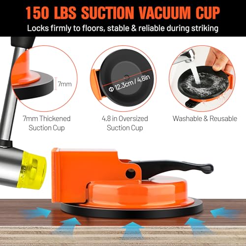 Floor Gap Fixer Tool, Suction Cup Tile Leveler, Heavy Duty Floor Gap Fixer