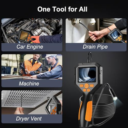 Unique Tech Gift for Men,HD Borescope Camera with Light
