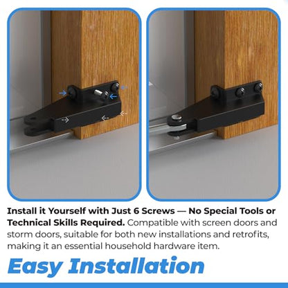 Screen Door Closer Brackets for Screen/Storm Doors Closer Bracket RepairKit