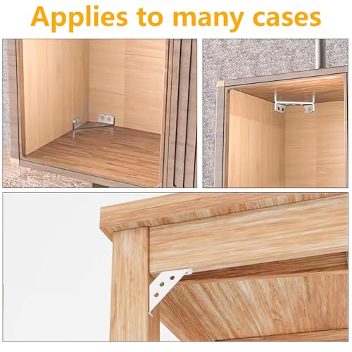 25 PCS Universal Stainless Steel Furniture Corner Connector Bracket