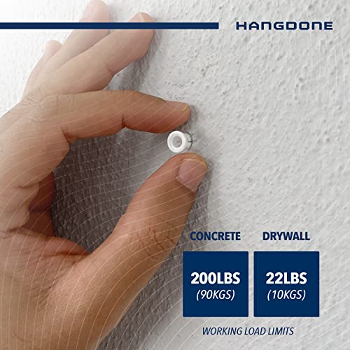 Ribbed Wall Anchors #8-#10 1 Inch with Screws, 100-Pack, White - size: 1" WHITE 100-PACK