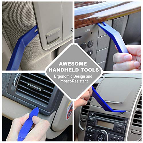 GLK Car Door Clip Panel Trim Removal Tool Kits Pry Tool - color: blue