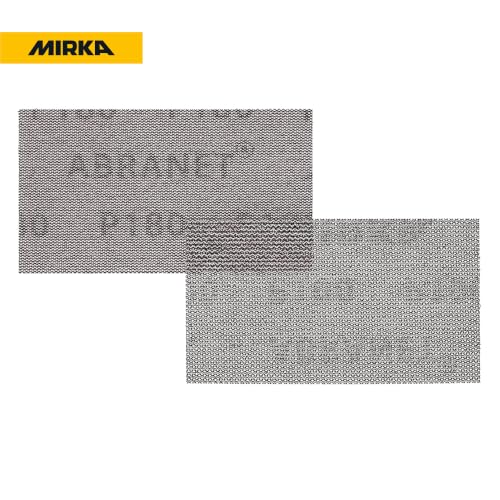 Mirka Abranet 2.75x5 Inch 180 Grit Mesh Sanding Sheets Hook & Loop, 50 Pack - size: Grit 180