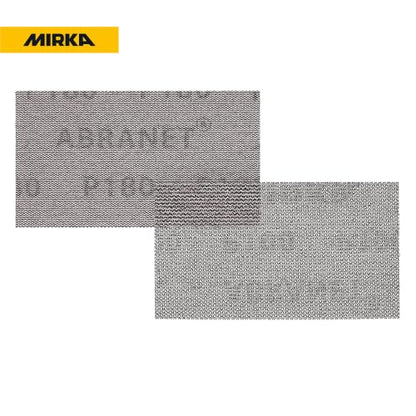 Mirka Abranet 2.75x5 Inch 180 Grit Mesh Sanding Sheets Hook & Loop, 50 Pack - size: Grit 180