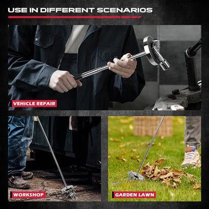 Telescoping Magnetic Sweeper Pickup Tool: Strong Magnet Pick up Nails Screws and Metal Parts Nut Bolts Steel Iron Parts Finder 35LB Pull Capacity Retractable 9" to 34" Telescopic Stick - style: 35LB Telescoping Stick