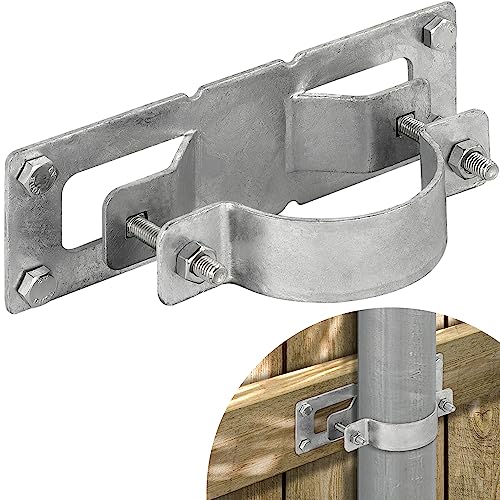 24 Pack Fence Brackets, Galvanized Wood Fence Frame, They use to Attach a Wooden Fence to a Chain Link, Anyone Wants to Convert Their Wooden Poles to Metal Poles - color: Set 24, size: Hot Dip Galvanized