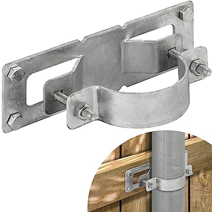 24 Pack Fence Brackets, Galvanized Wood Fence Frame, They use to Attach a Wooden Fence to a Chain Link, Anyone Wants to Convert Their Wooden Poles to Metal Poles - color: Set 24, size: Hot Dip Galvanized