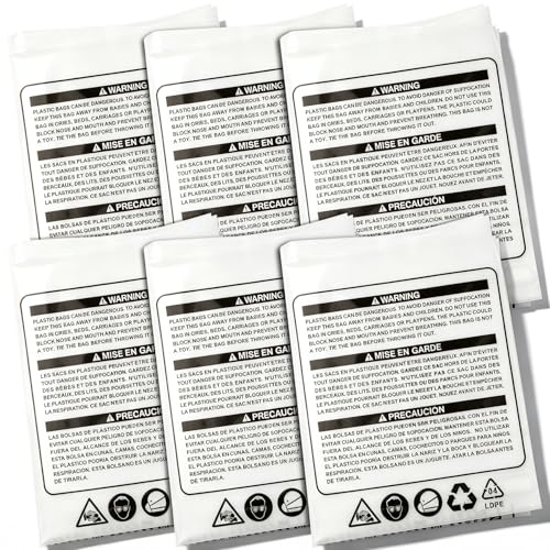 70002 Clear Plastic Dust Collection Bags, 20-Inch x 43-Inch, 6 PCS - style: 6 PCS