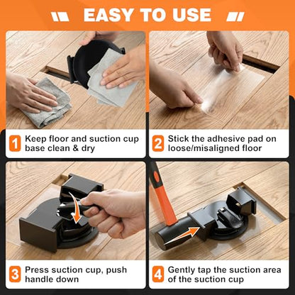 LuBanSir Iron Floor Gap Fixer Tool Double 90° Floor Gap Suction Tool