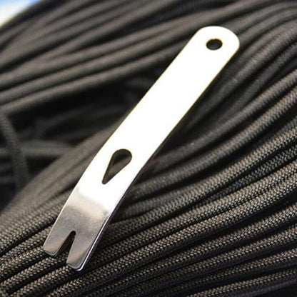Mini Stainless Steel Pocket Pry Bar Crowbar Multifunction EDC Tool for Bushcraft and Survival