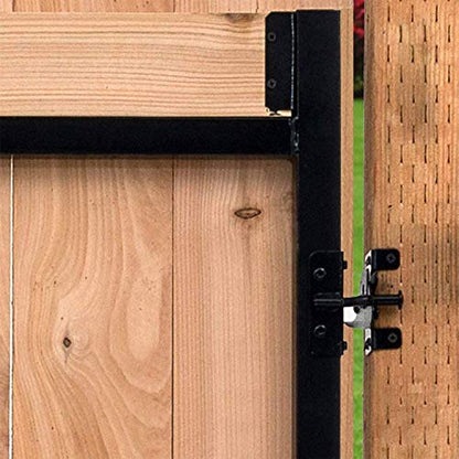 Adjust-A-Gate Steel Gate Kit, Black, 36-60 in Opening, 34 in Tall, 3-Pack