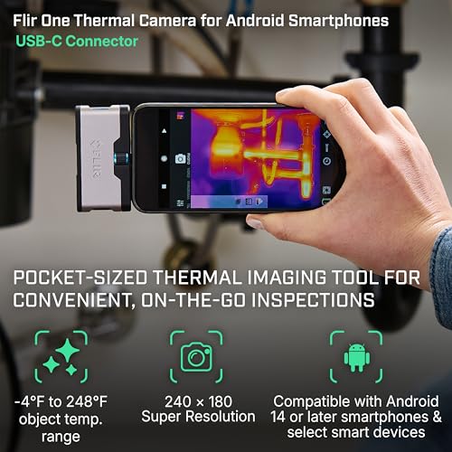 Flir One Thermal Imaging Camera for Android USB-C, 240x180 MSX - style: Android USB-C