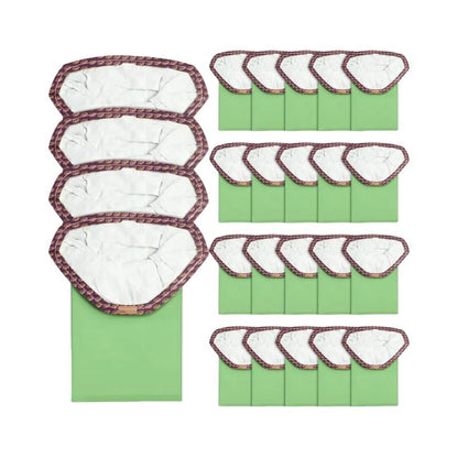 Vacuum Cleaner Dust Collection Bags 20-Pack 107314 Replacement for 6 QT Backpack Vacuum Cleaners, Fits Super Coach Pro 6 & GoFit 10