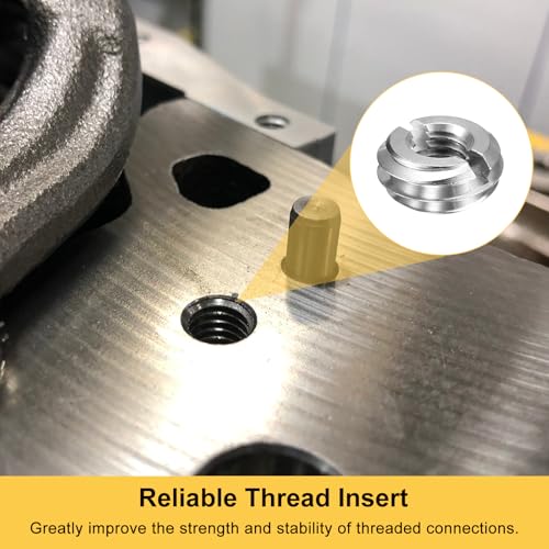 HARFINGTON 20pcs Thread Repair Inserts M10 x 1.5 Male to M5 x 0.8 Female Thread 5mm Long Stainless Steel Reducing Nuts Metric Self Tapping Sleeves Threaded Reducer Industrial Fasteners - size: M10 x 1.5 Male to M5 x 0.8 Female x 5mm