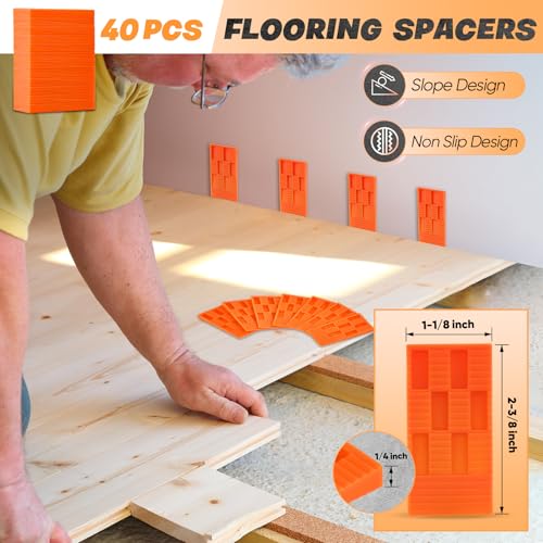 Saker Laminate Flooring Tools, 63-Piece Wood Flooring Installation Kit