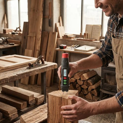 ViaGasaFamido Digital Wood Moisture Meter Pin Tester