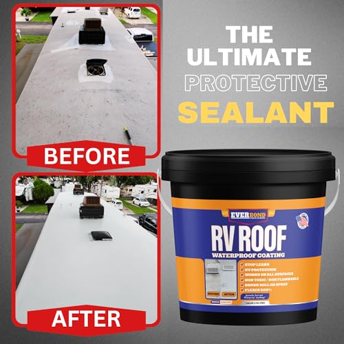 Everbond RV Roof Coating 4 Gallon Kit - style: 4 Gallon Kit