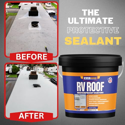 Everbond RV Roof Coating 4 Gallon Kit - style: 4 Gallon Kit
